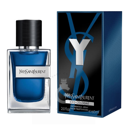 Yves Saint Laurent YSL Y Iced Cologne EDT Intense For Him 60 ml / 2.0 Fl. oz.