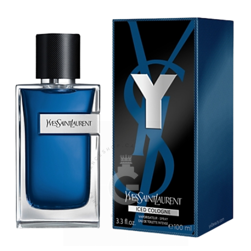Yves Saint Laurent YSL Y Iced Cologne EDT Intense For Him 100 ml / 3.4 Fl. oz.