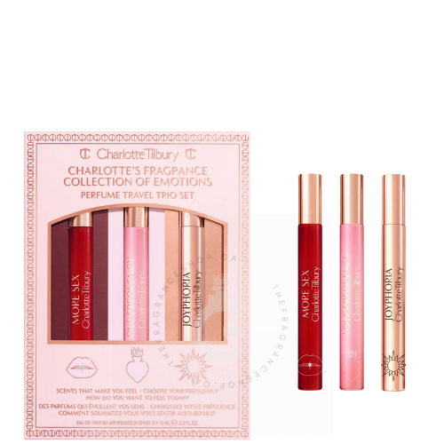 Charlotte Tilbury Charlotte's Fragrance Collection of Emotions Travel Trio Set For Her 10 ml / 0.3 Fl. oz.