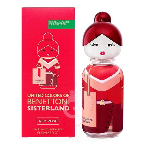 United Colors Of Benetton United Colors Of Benetton Sisterland Red Rose For Her 80 ml / 2.7 Fl. oz United Colors Of Benetton United Colors Of Benetton Sisterland Red Rose For Her 80 ml / 2.7 Fl. oz