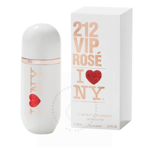 Carolina Herrera 212 VIP Rose I Love NY EDP For Her 80 ml / 2.7 Fl. oz.