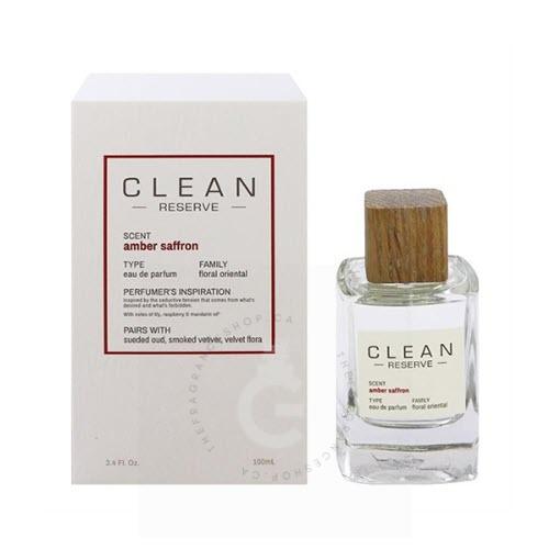 Clean Reserve Amber Saffron EDP For Her 100ml / 3.4oz Clean Reserve Amber Saffron EDP For Her 100ml / 3.4oz