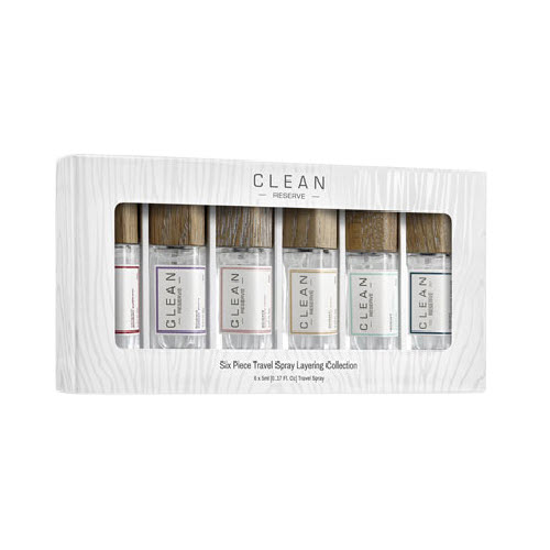 Clean Reserve Six Piece Travel Spray Collection For Her 5ml / 0.17oz