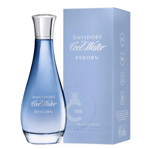 Davidoff Cool Water Reborn EDT For Her 100 ml / 3.3 Fl. oz.