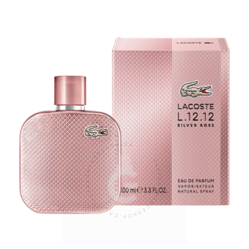 Lacoste L.12.12 Silver Rose EDP For Her 100 ml / 3.3 Fl. oz.
