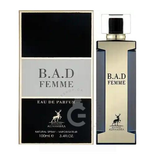 Lattafa Maison Alhambra B.A.D Femme (Good Girl ) EDP For Her 100 ml / 3.4 Fl. oz.