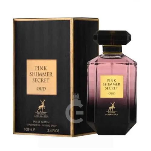 lattafa alhambra Pink Shimmer Secret Oud EDP For Her 100 ml / 3.4 Fl. oz.