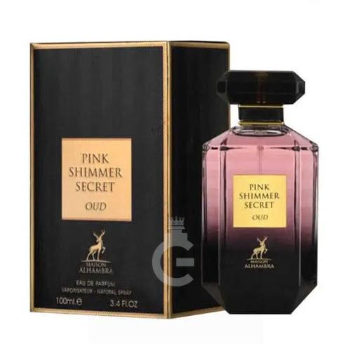 lattafa alhambra Pink Shimmer Secret Oud EDP For Her 100ml / 3.4oz