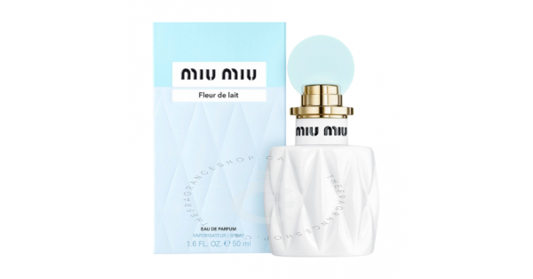 Miu Miu Fleur de Lait オードパルファム Miu Miu Fleur De Lait EDP For Her 50 ml / 1.6 Fl. oz.