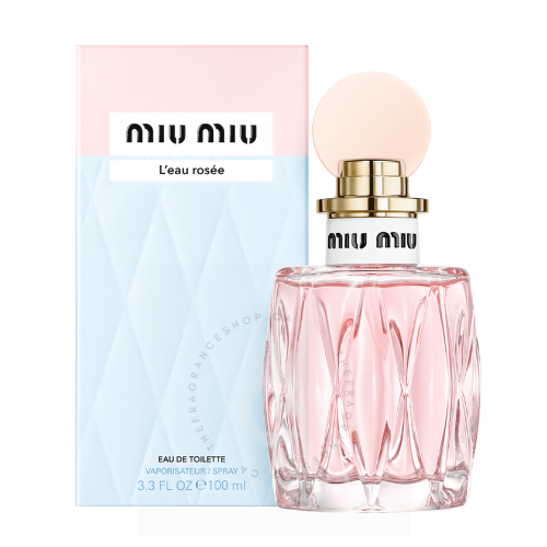 Miu Miu L'eau rosee EDT For Her 100 ml / 3.3 Fl. oz. 