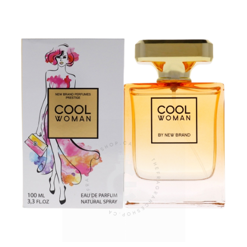 New Brand Cool Woman EDP For Her 100 ml / 3.3 Fl. oz.