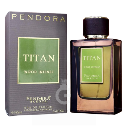 Paris Corner Pendora Titan Wood Intense ( Wood Essence )  EDP For Him 100ml / 3.4oz