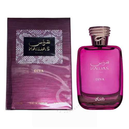 Rasasi Hawas Diva EDP For Her 100 ml / 3.38 Fl. oz.