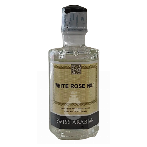 Swiss Arabian White Rose No.1 Concentrated Perfume Oil Alcohol Free For Him / Her 23 ml 