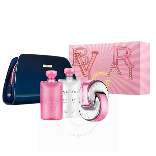 Bvlgari Omnia Pink Sapphire EDT For Her 65 ml / Fl. oz. 3Pcs Gift set