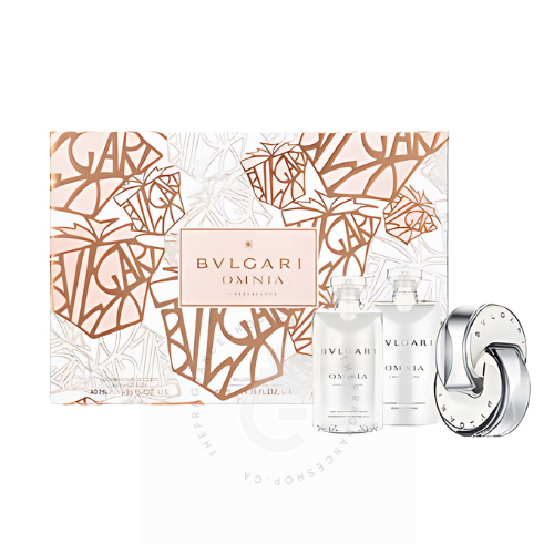 Bvlgari Omnia Crystalline 3pcs Gift Set For Her.