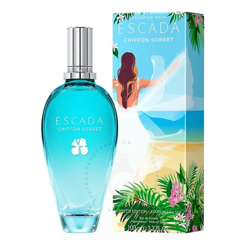 Escada Escaping With Escada Chiffon Sorbetto Limited Edition EDT For Her 100 ml / 3.3 Fl. oz.