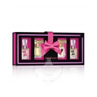 Juicy Couture 4pcs Mini Gift Set For Her Black Box