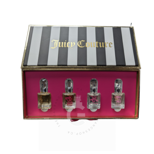 Juicy Couture 4pcs Gift Set For Her Gold Box Juicy Couture 4pcs Gift Set For Her Gold Box