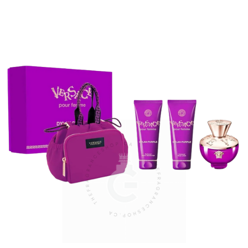 Versace Dylan Purple Pour Femme 4Pcs Gift Set 