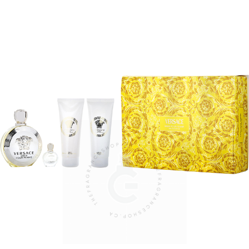 Versace Eros Pour Femme 4pc Gift Set