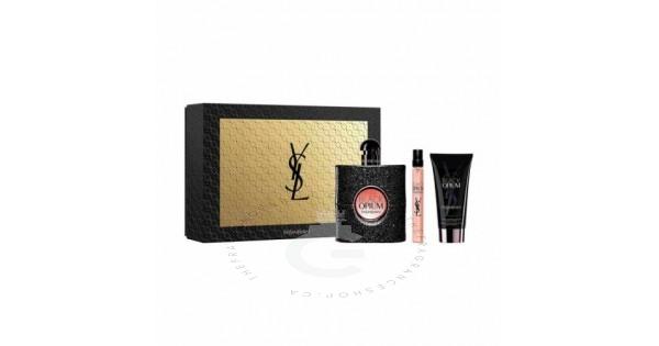 Yves Saint Laurent YSL Black Opium EDP Gift Set For Her Black