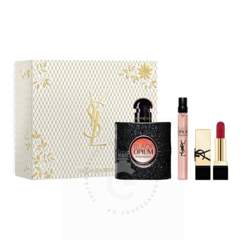 Yves Saint Laurent YSL Black Opium EDP 3 Pcs Gift Set For Her 50ml