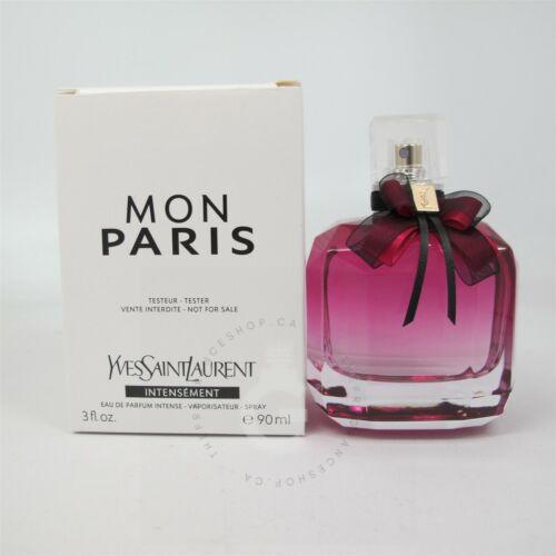 Yves Saint Laurent  Mon Paris YSL Intensement EDP For Her 90ml Tester