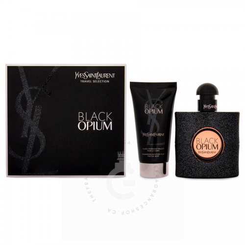 Yves Saint Laurent YSL Black Opium EDP For Her 50ml + Shimmer Set