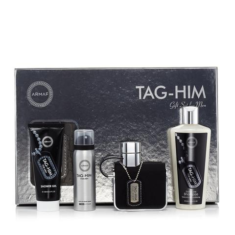 Armaf Tag Him 4 Pc Set 3.4 Eau De Toilette Spray +8.4Oz Shampoo+1.7Oz Body Spray +3.4Oz Shower Gel Gift For Men (6085010091013)